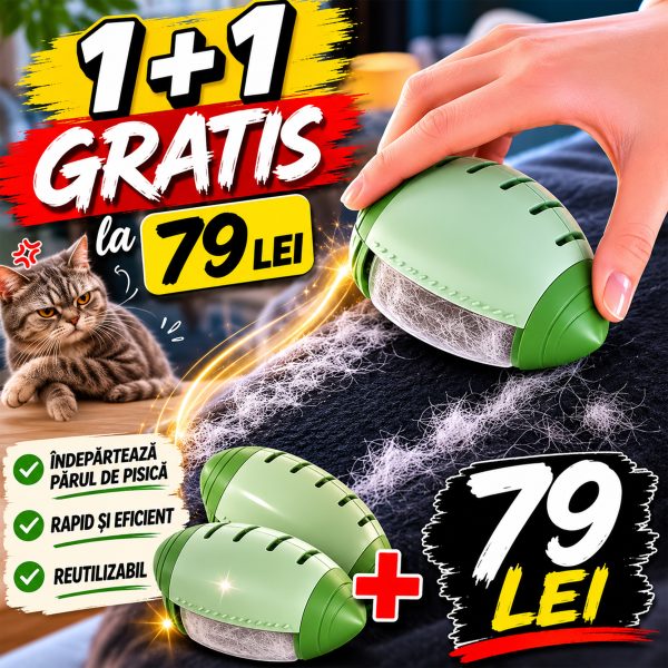 1+1 Rolă pentru îndepărtat parul